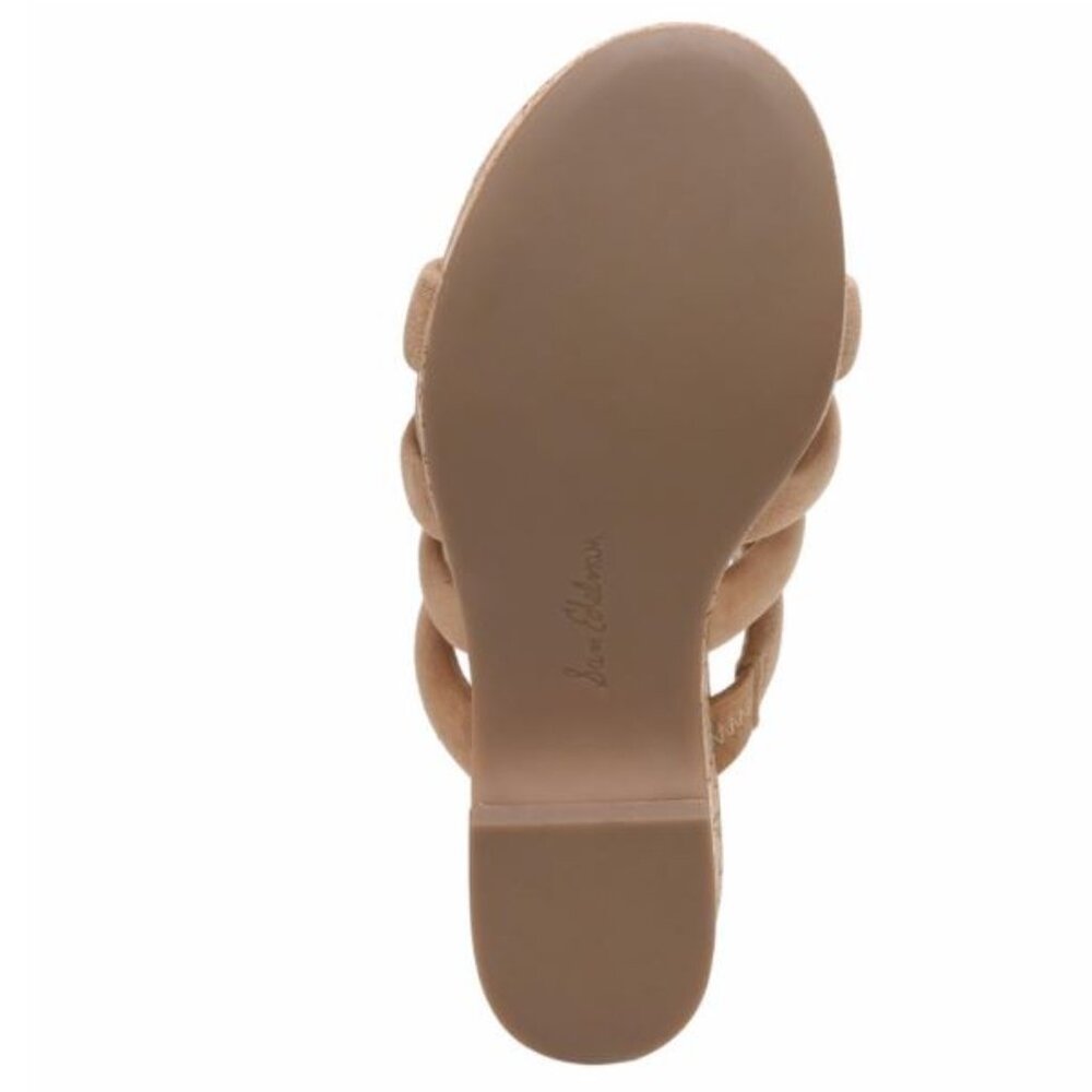 NWT Sam Edelman Women's Yuki Platform Wedge Sandal Golden Caramel - Picture 6 of 15